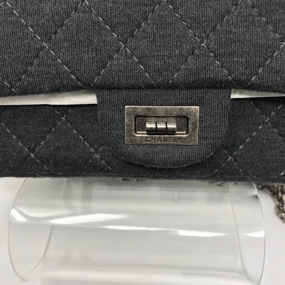 Chanel 2.55 Reissue Mademoiselle Grey Jersey - Picture 14 of 16